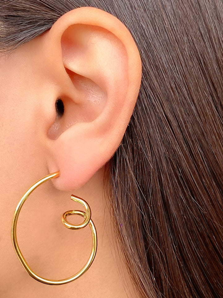 Par Semi Arracada Irregular