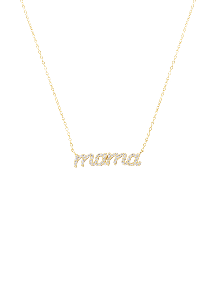 Collar Mama Con Zirconia