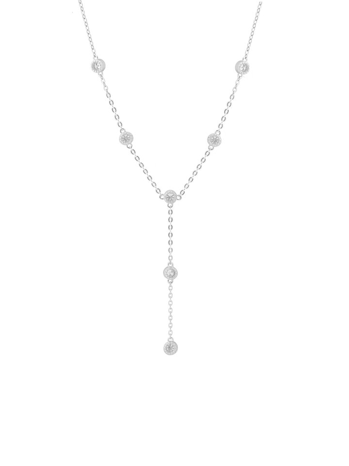 Collar Corbatin Moissanita 0.7 CT