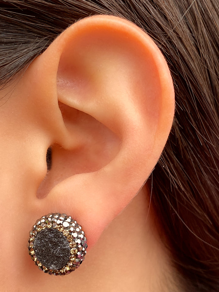 Par Mini Calcita Negra