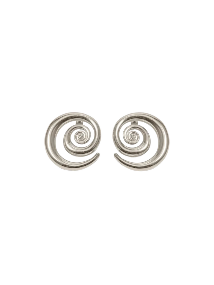 Par Arete Espiral Con Zirconia