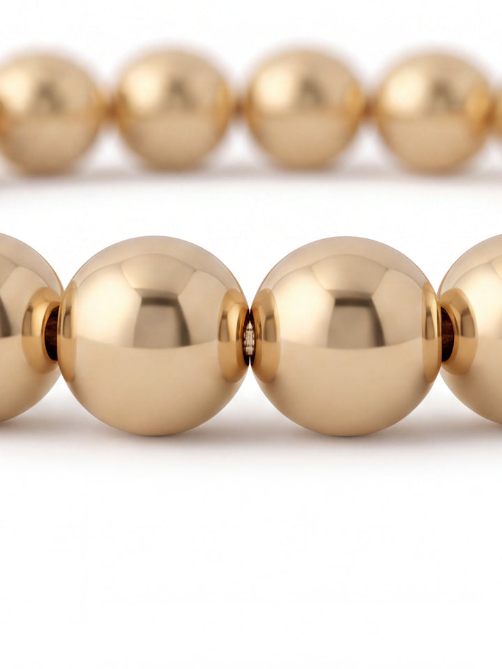 Pulseras Bolitas GoldFilled 2 mm y 4 mm