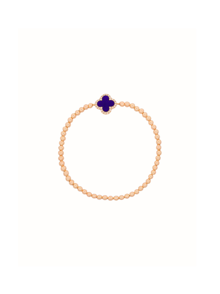 Pulsera Con Trebol Gold Filled