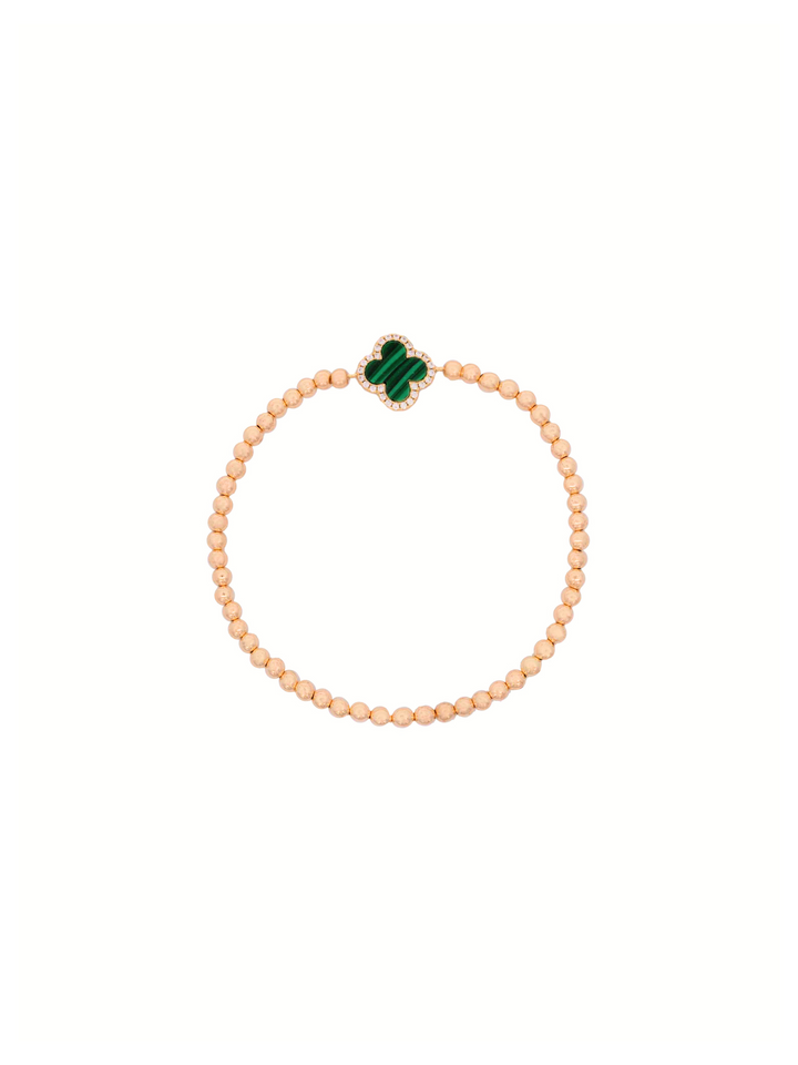 Pulsera Con Trebol Gold Filled