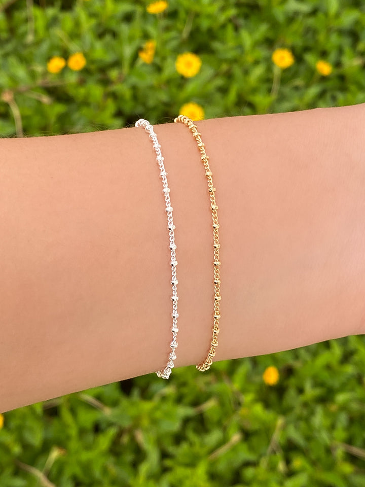 Pulsera Con Mini Bolitas