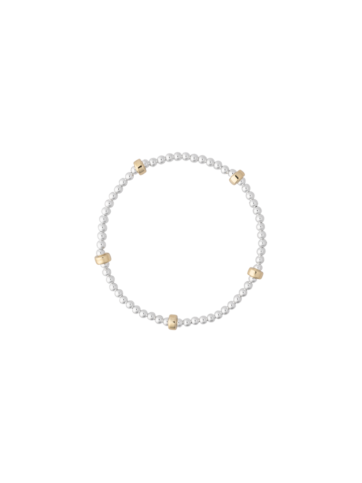 Pulseras Bolitas Combinadas Gold Filled