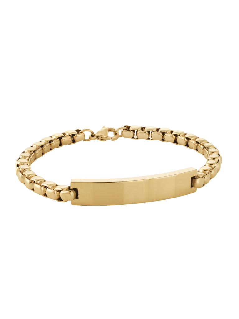 Brazalete Hexagonal 6 Mm Pulsera De Acero Inoxidable Para Hombre