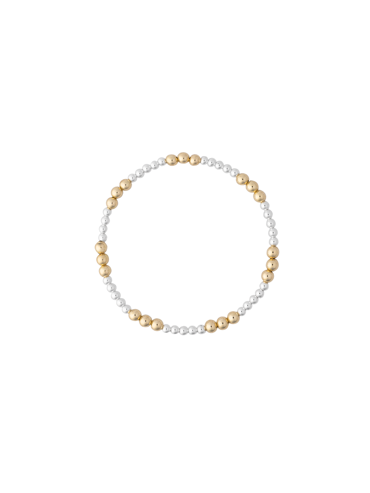 Pulseras Bolitas Combinadas Gold Filled