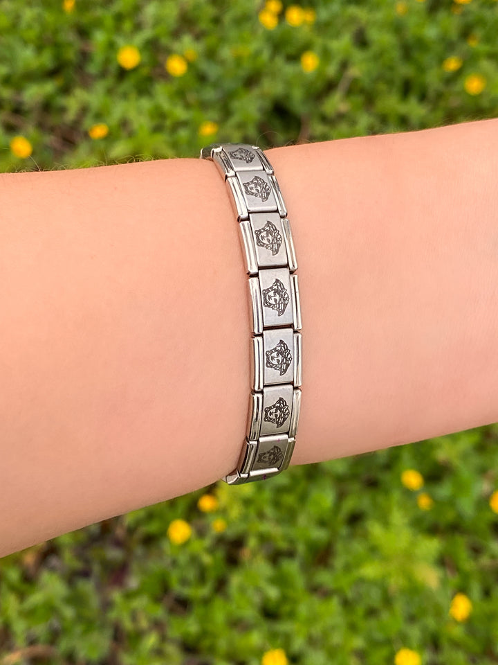 Pulsera Italiana Con Medusa