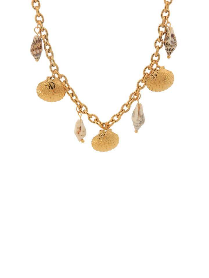 Collar Con Conchas y Caracoles