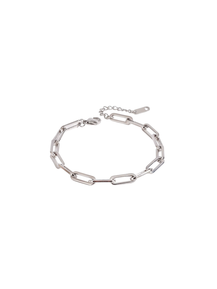Pulsera Plateada Eslabones