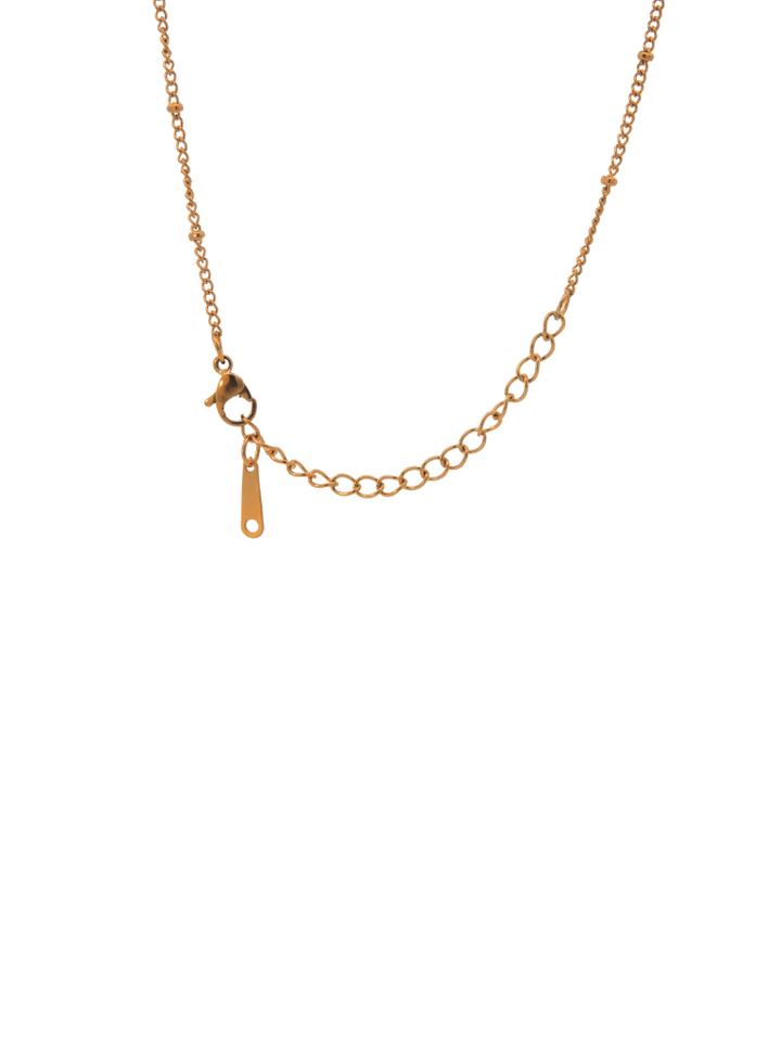 Collar Cadena Bolitas Con Mini Perlitas