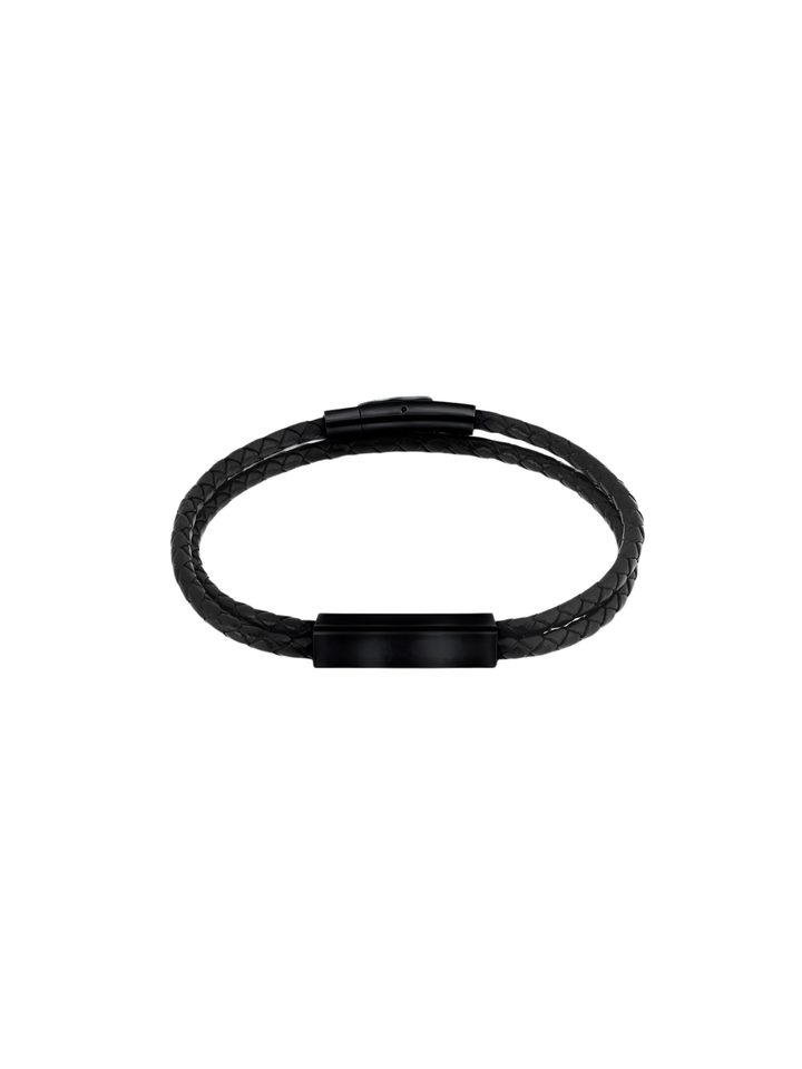 Brazalete Doble Con Placa