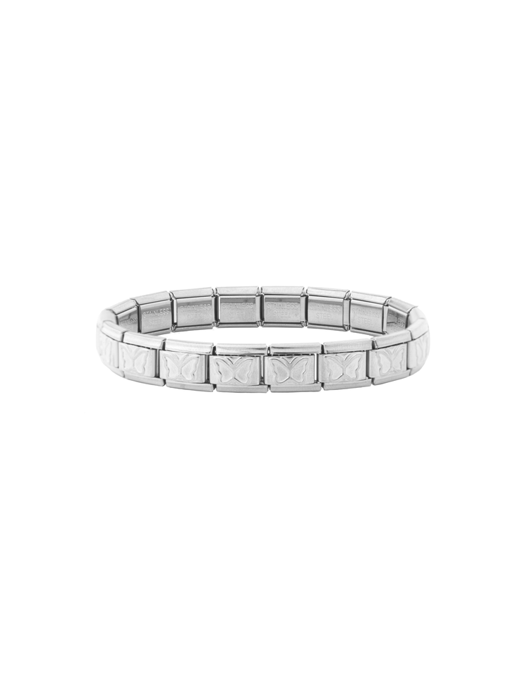 Pulsera Italiana Con Mariposas