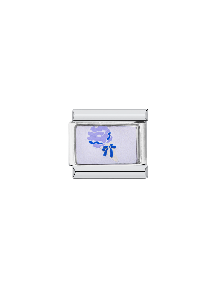 Charm Ramo Flores Morado