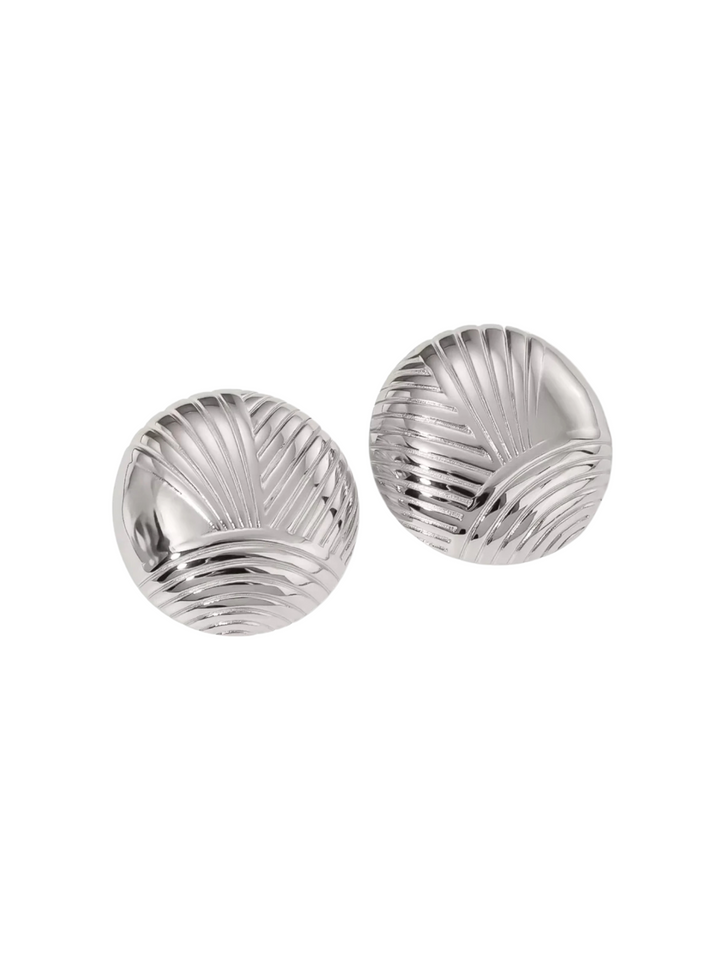 Par Arete Circulo Con Lineas