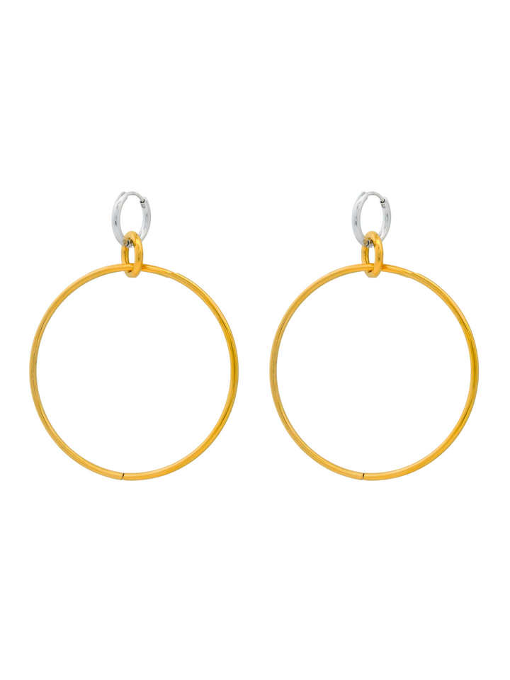 Par Arracada Con Doble Aro