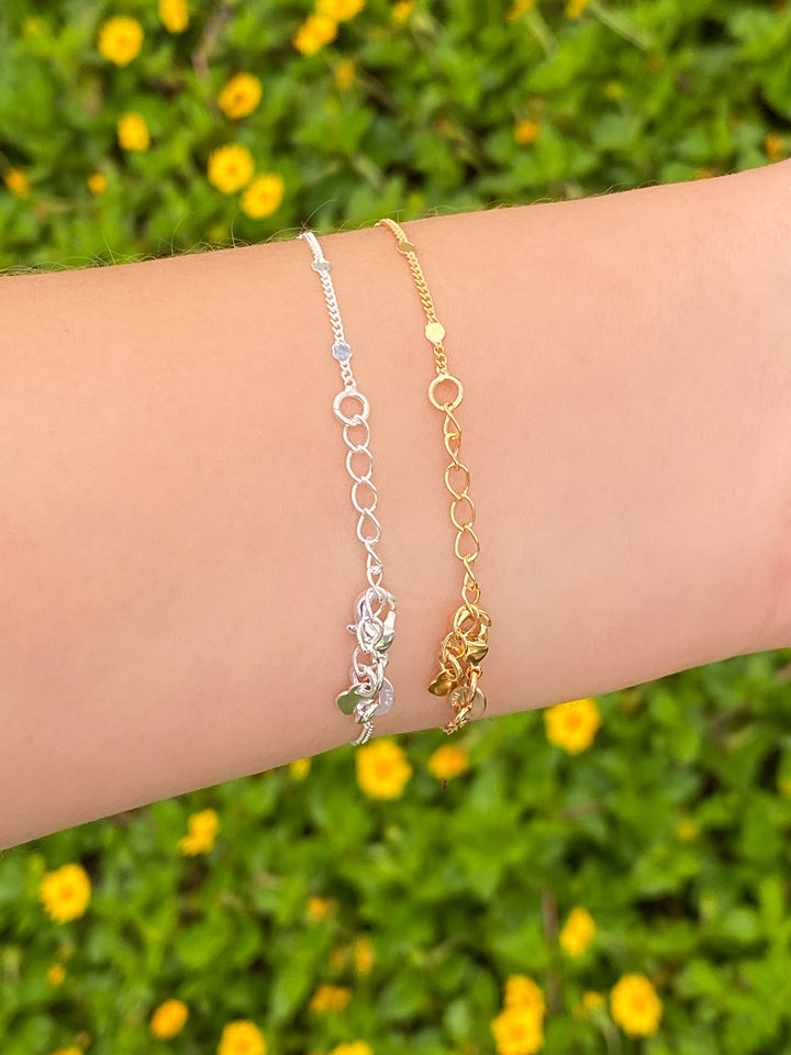 Pulsera Con Circulos Planchados