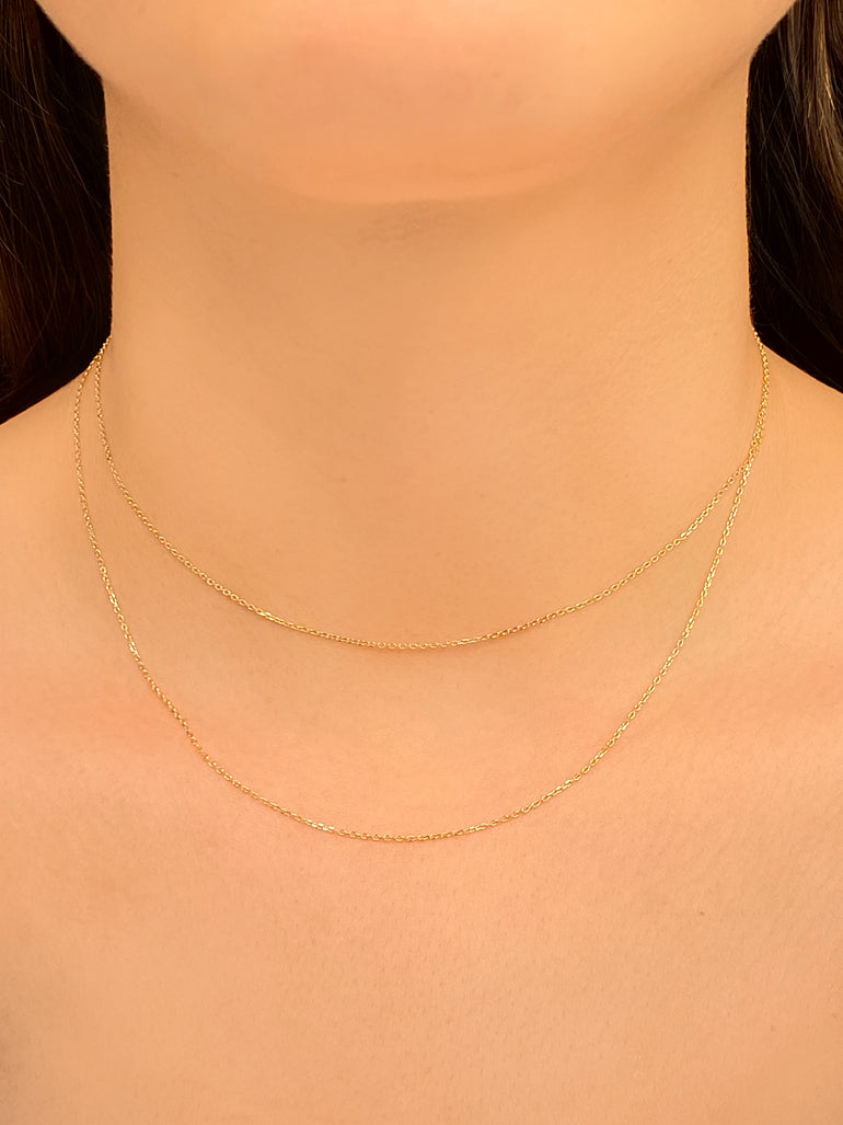 Cadena Delgada Oro 14k