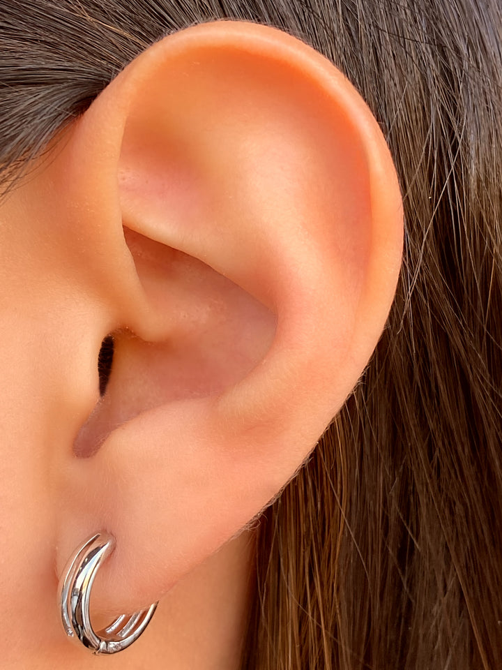 Par Arracada Doble Abierta