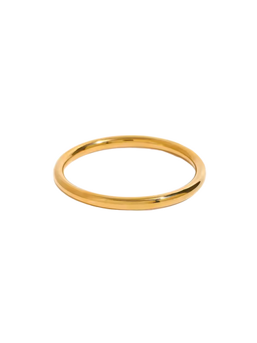 Brazalete Liso Dorado