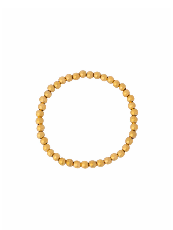 Pulsera Bolitas Doradas