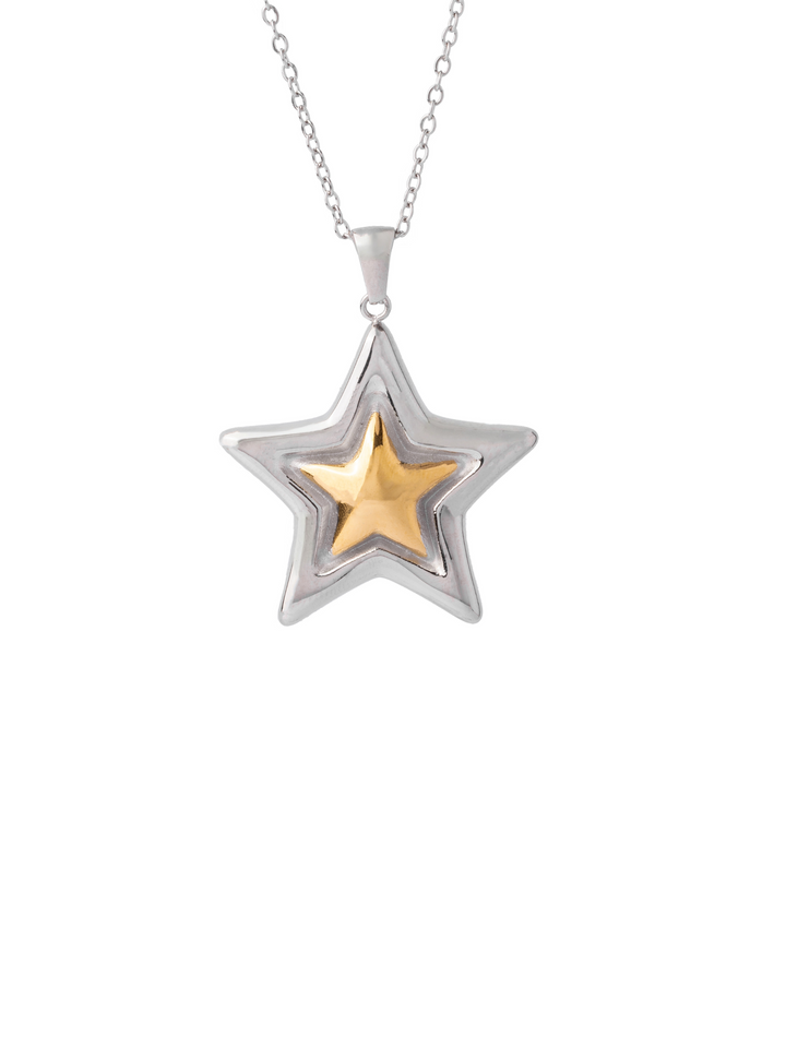 Collar Dije Estrella Chunky