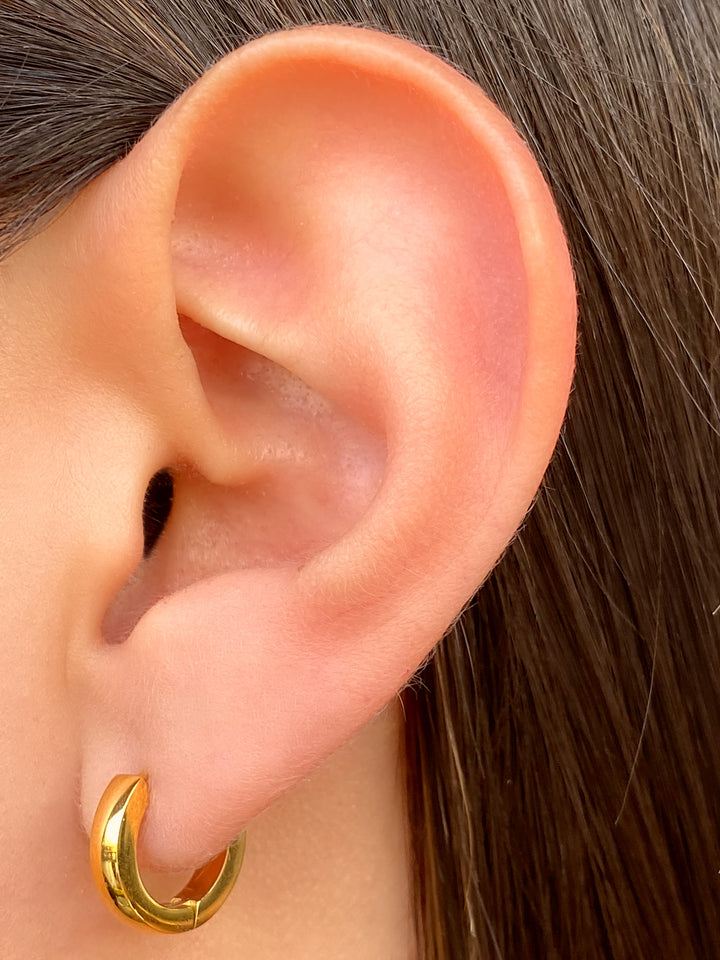 Par Arracada Con Corazon Combinado 2 en 1