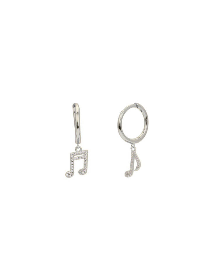 Par Arracada Notas Musicales