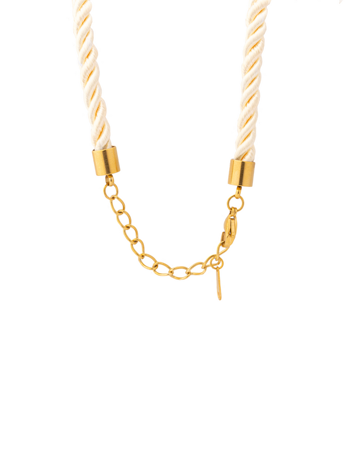 Collar Beige Dije Estrella Y Concha