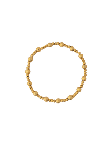 Pulsera Bolitas Intercaladas 3 mm y 5 mm