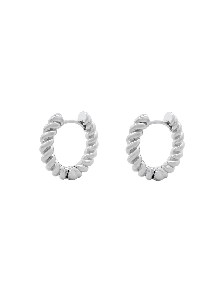 Par Arracada Trenzada 18 mm