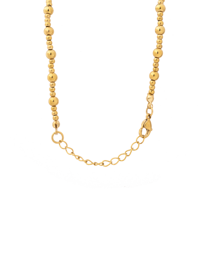 Collar Bolitas Intercaladas 3 mm y 5 mm