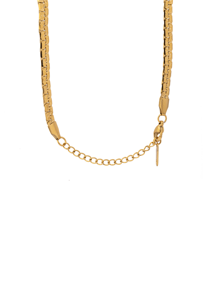 Collar Eslabon Malla Planchado