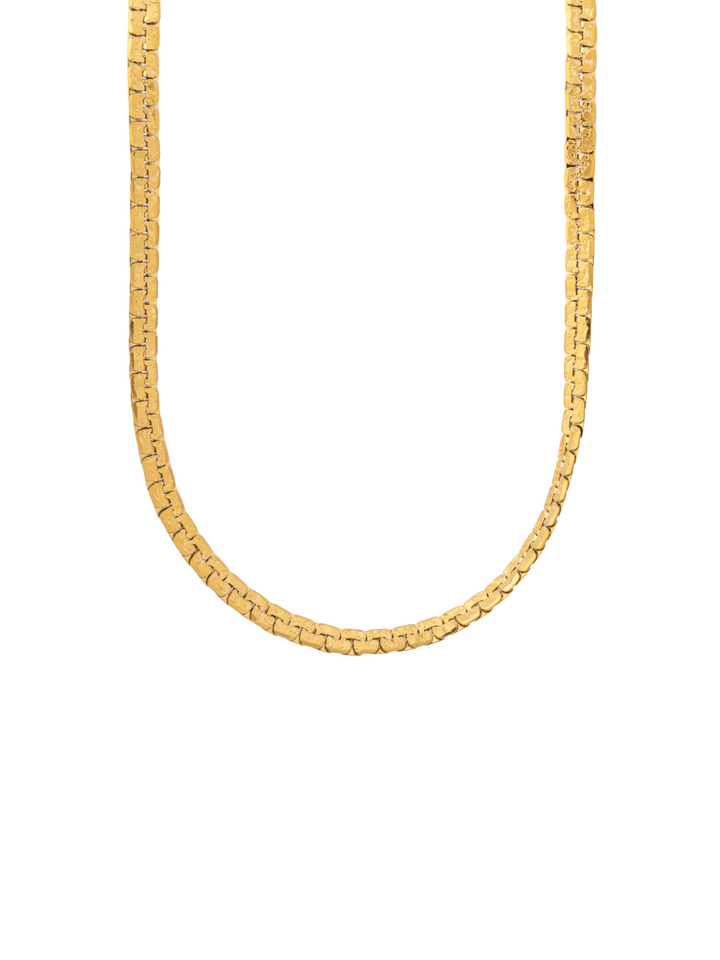 Collar Eslabon Malla Planchado