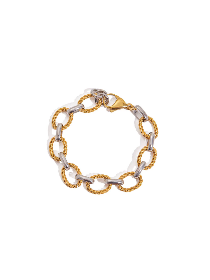 Pulsera Ovalado Enlazado Trenzado