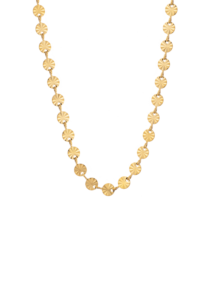 Collar Circulos Con Textura