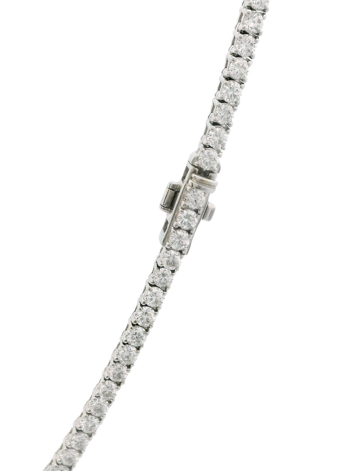 Tennis Necklace 7 Ct Diamantes Lab Grown