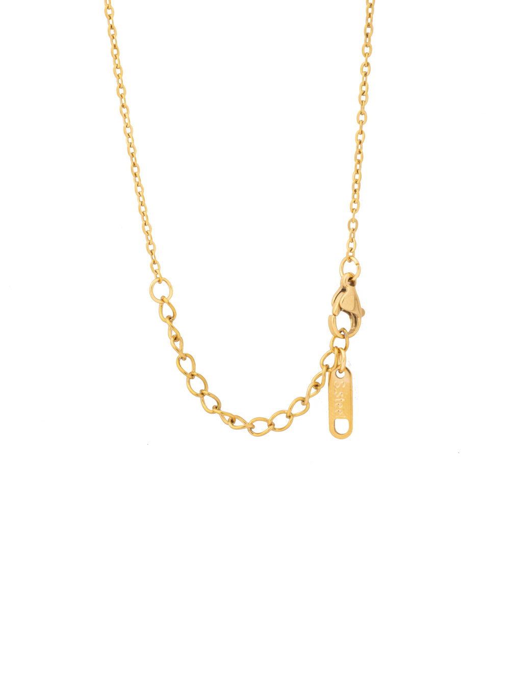 Collar Con Eslabones y Dijes Estrellas