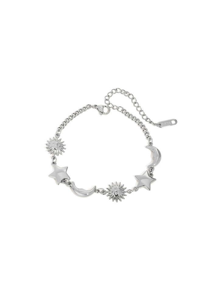 Pulsera Estrella, Luna y Sol