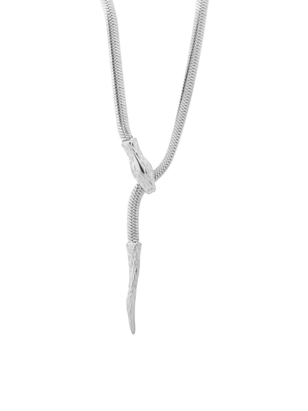 Collar Planchado Serpiente Deslizable