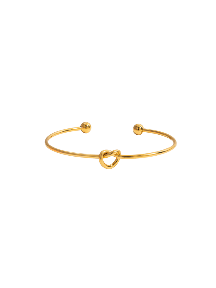 Brazalete Abierto Corazon Nudo