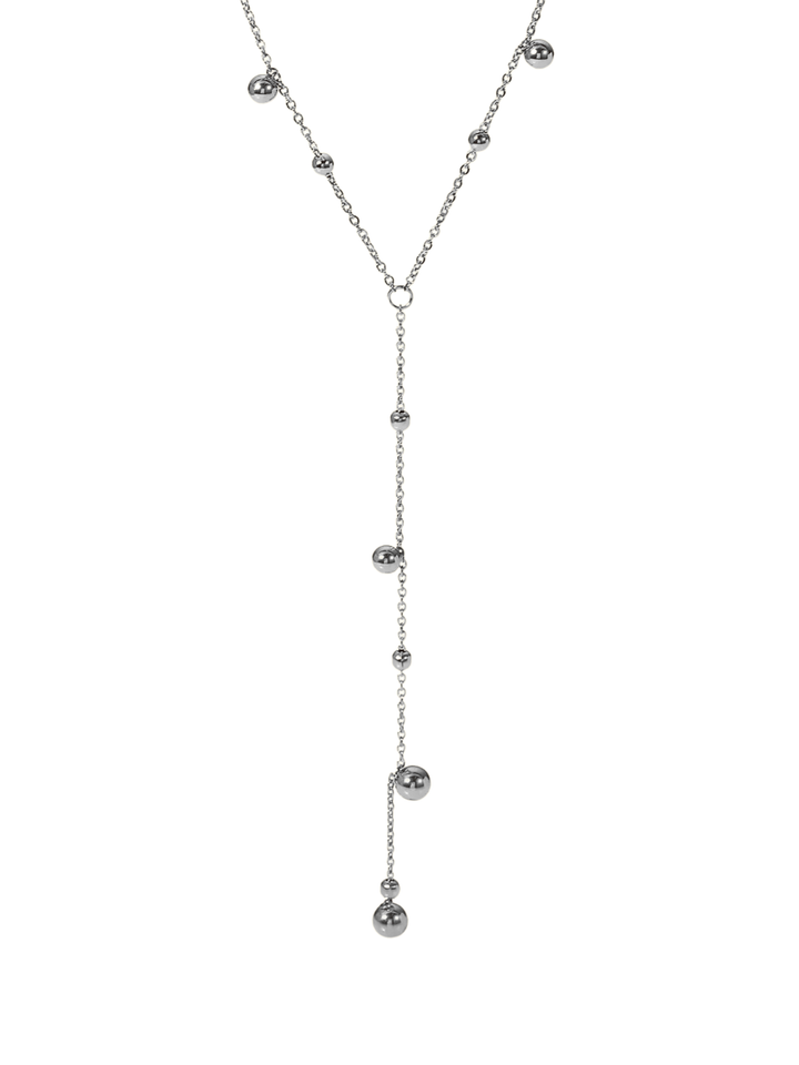 Collar Corbatin Con Bolitas