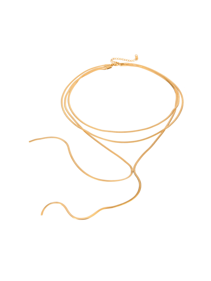 Collar Corbatin Doble Planchado