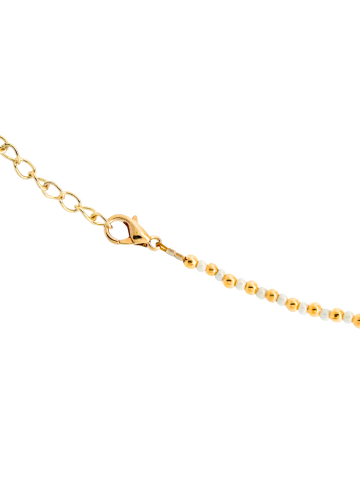 Choker Chaquiras Doradas Inicial