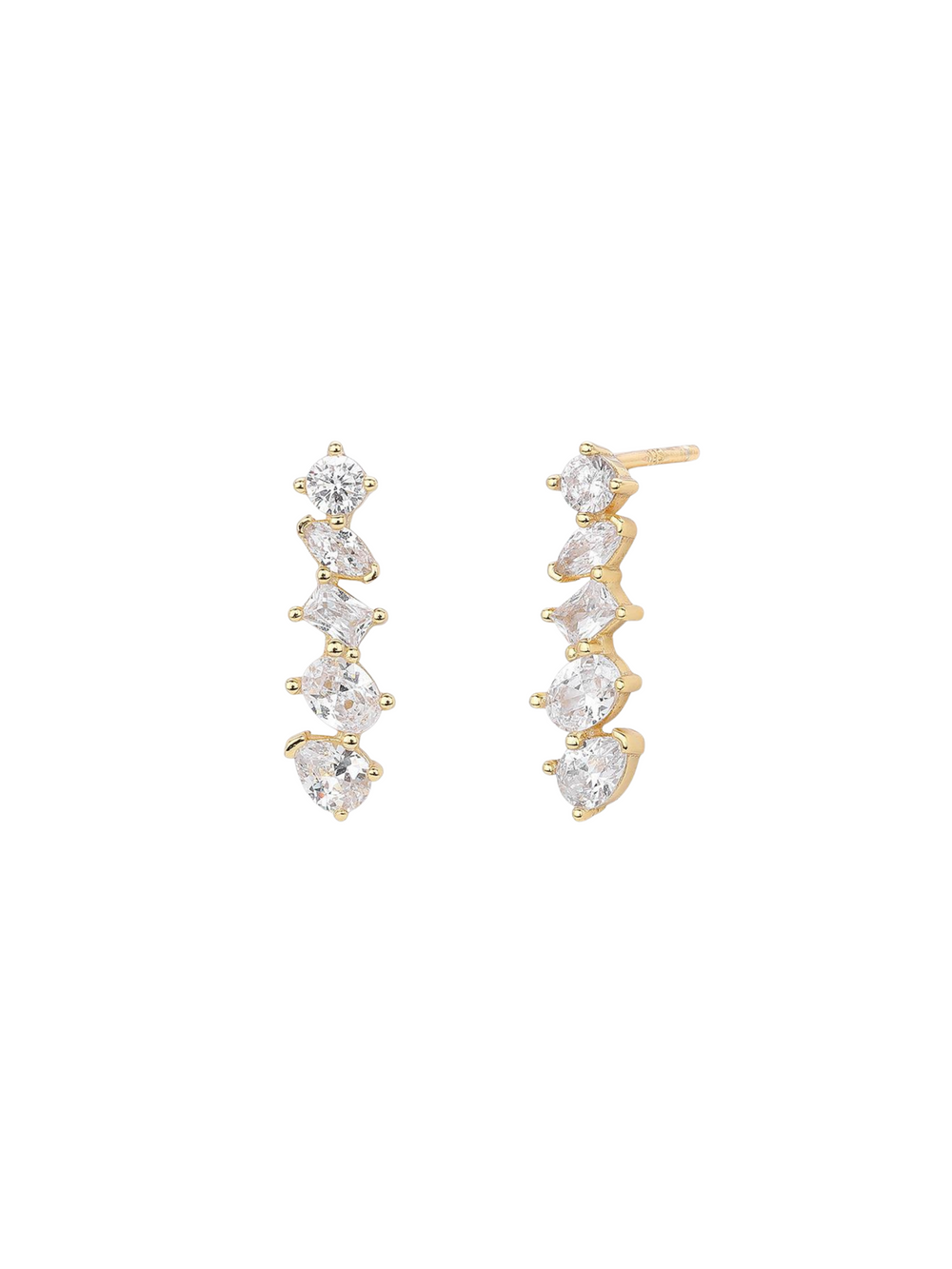 Par Arete Tira Zirconias