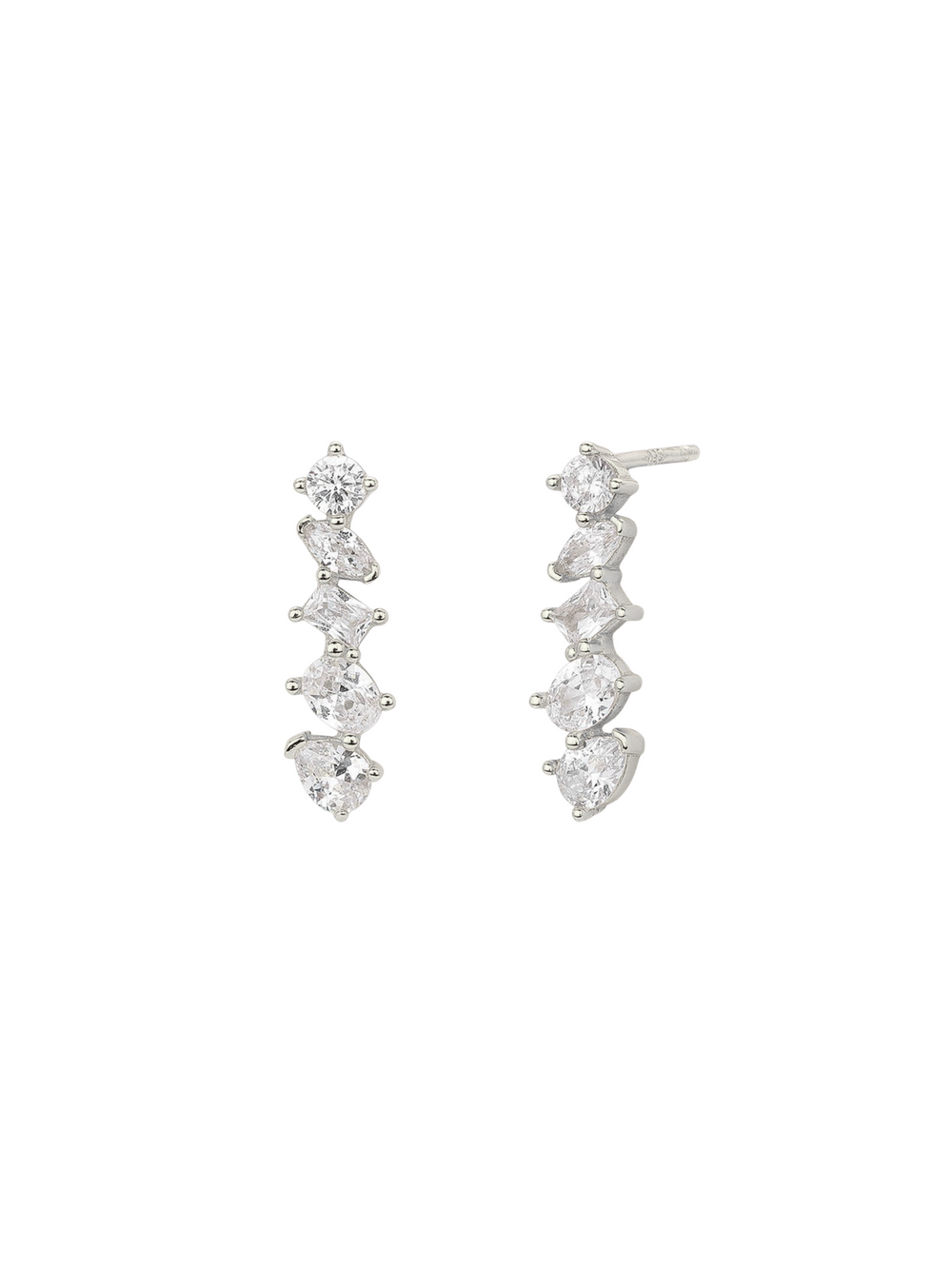 Par Arete Tira Zirconias