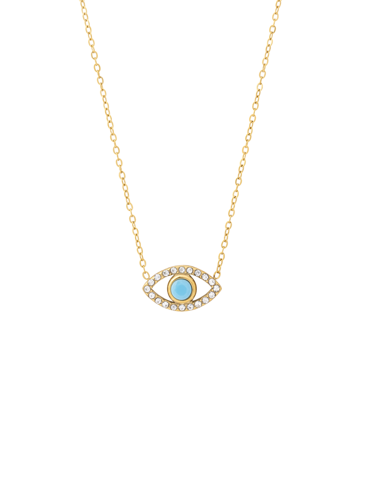 Collar Con Ojo Azul
