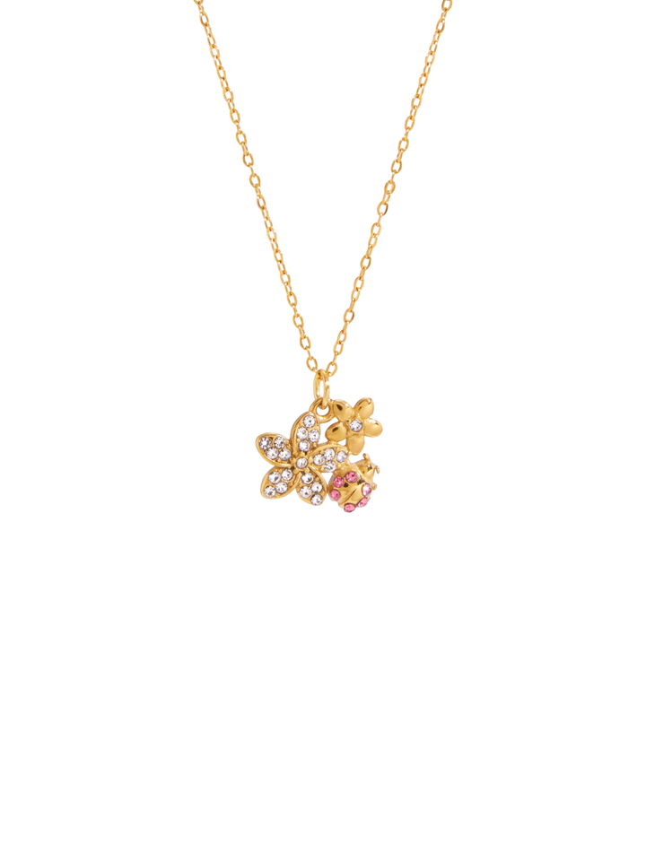 Collar Dije Flores y Catarina