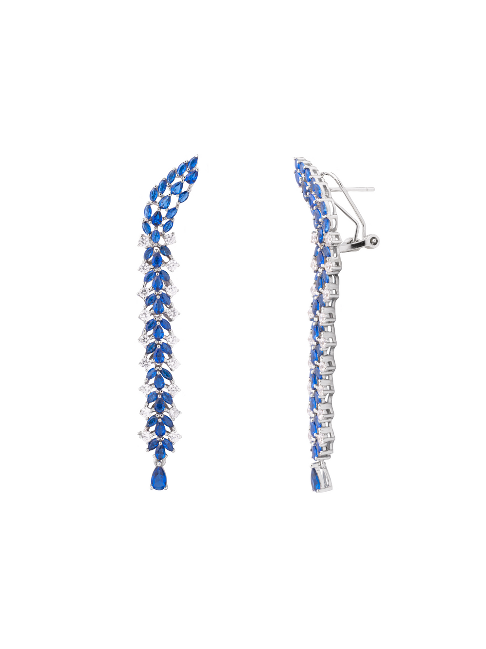 Par Arete Espiga Con Zirconias